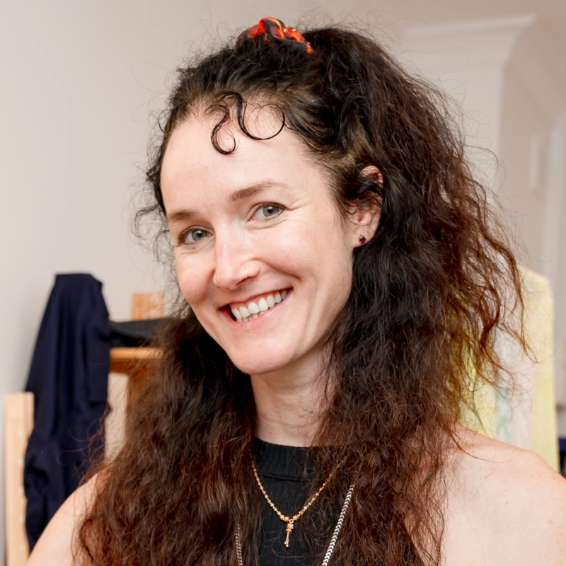 Tamsin Kavanagh, a multi-disciplinary artist working at Alice Billing House