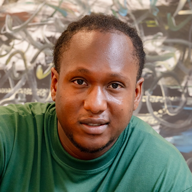 Artist in residence, Sam Ikhuoria