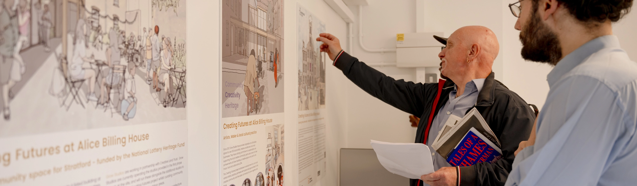 Studio providers looking at plans for Alice Billing House, Creative Land Trust